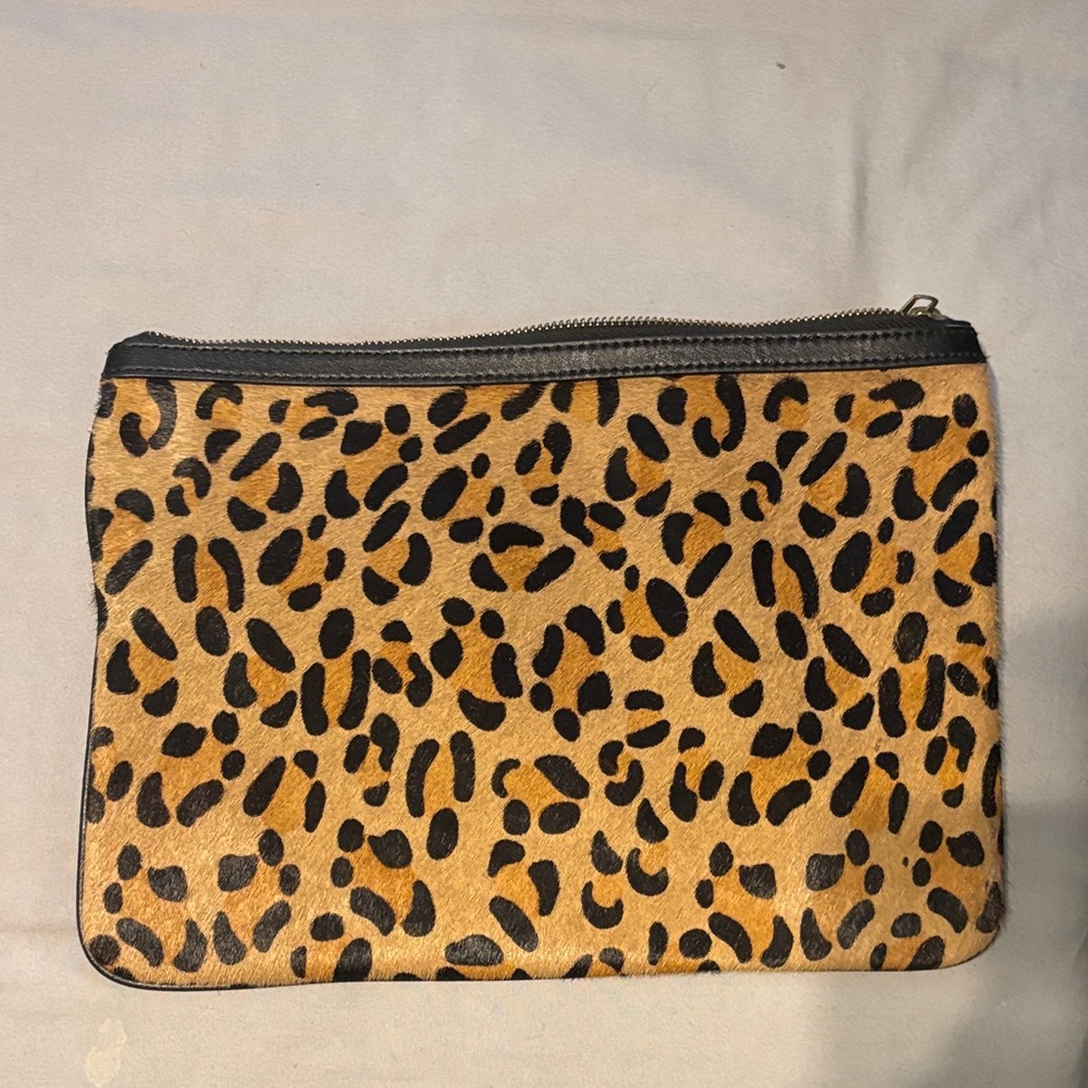 Leopard Print Clutch